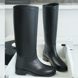 [터보공장]샤넬 cc로고 22b 하이 부츠 (TJ공장)