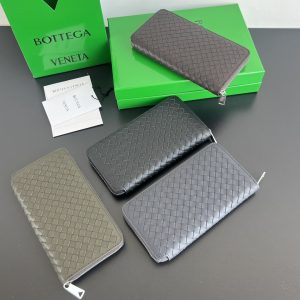 【징공장】 보테가베네타 인트레치아토 지퍼 어라운드 지갑 814680 (JING공장)