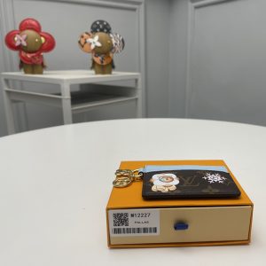루이비통 LV 참 카드 홀더 모노그램 아주르 프로스트 M12227
