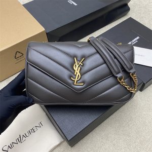 생로랑 루루 스몰 마틀라세 숄더백 램스킨 801437