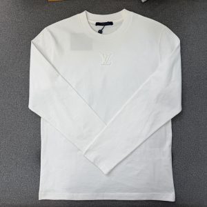 【TJ공장】루이비통 LV 엠보스드 롱 슬리브드 티셔츠 （터보）