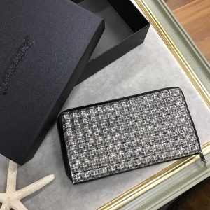 크롬하츠 풀파츠 크로스 블럭 장지갑