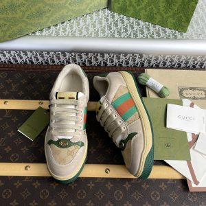 【잔디집】구찌 GG 캔버스 스크리너 스니커즈（레어）