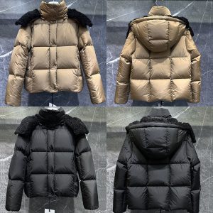 몽클레어 Castelnou 카스텔노우 스퀘어 퀼팅 후드 숏 다운 패딩 자켓
