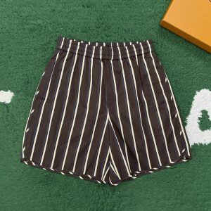 【잔디집】루이비통 스트라이프 테크니컬 코튼 카고 팬츠（레어）