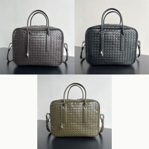[JING]보테가베네타 인트레치아토 겟어웨이 미디엄 트래블 백 43*33*19CM "2COLOR"