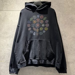 【계단집】발렌시아가 스파이럴 크레스트 미디엄 핏 후디