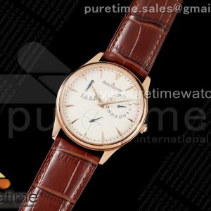 ZF공장 V3 마르쉐 로골 크림다이얼 가죽스트랩 Master Ultra Thin Réserve de Marche RG ZF 1_1 Best Edition Cream Dial on Brown Leather Strap A938 V3