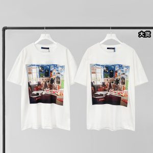 [YD공장]루이비통 23AW LV Teen Bedroom 프린트 반팔 티셔츠