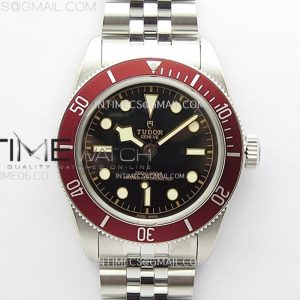 ZF공장 튜더 헤리티지 블랙베이 41 레드베젤 블랙다이얼 브레이슬릿 Heritage Black Bay M7941A1A0RU-0003 41mm SS ZF 1_1 Best Edition Black Dial Red Bezel on SS Bracelet A2824