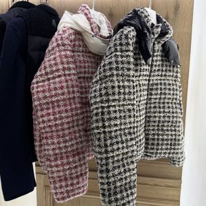 몽클레어 Andronne 안드론느 트위드 후드 다운 자켓