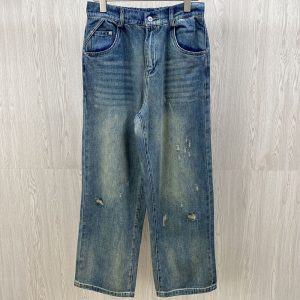 보테가베네타 빈티지 워싱 데미지 데님 팬츠