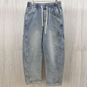 보테가베네타 밴딩 와이드 데님 진