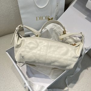 【DO】디올 D-Journey 디저니 미디엄 백 라떼 매크로 까나쥬