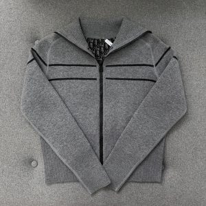 【TJ공장】디올 리버서블 후드 지퍼 가디건（터보）