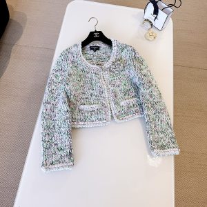 샤넬 25N 헤비 메탈 트위드 자켓 가디건