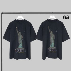 【YD공장】발렌시아가 파리 리버티 반팔 티셔츠
