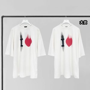 【YD공장】발렌시아가 I LOVE 프린티드 반팔 티셔츠