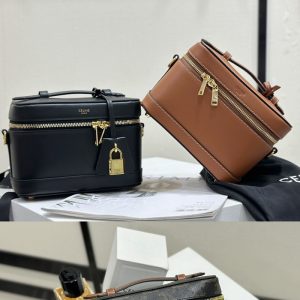 【백경】셀린느 카프스킨 베니티 토트백 119463