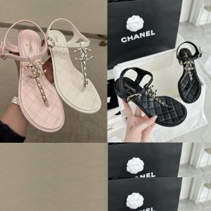 [TJ공장]샤넬 24c CC 체인 로고 샌들 3컬러