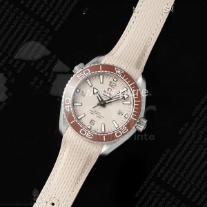 VS공장 오메가 씨마스터 플래닛오션 600M 샌드다이얼 브라운베젤 샌드러버스트랩 Planet Ocean 43.5mm SS VSF 1_1 Best Edition Brown Bezel Sand Dial on Sand Rubber Strap A8900 Super Clone