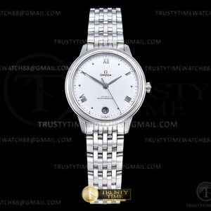 VS공장 오메가 드 빌 스틸 실버다이얼 브레이슬릿 De Ville Prestige 34mm SS_SS Silver VSF A8800
