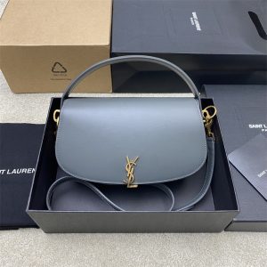 생로랑 볼테르 박스 하프문 숄더백 787671