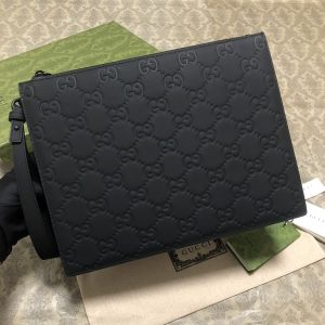 [G+공장] 구찌 GG 러버 파우치 클러치백 771319