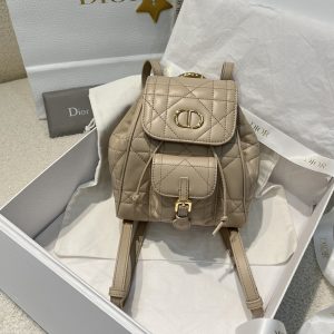 【DO】디올 카로 스몰 백팩 베이지 매크로까나쥬