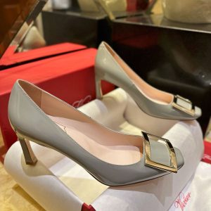 【터보】로저 비비에 트럼펫 메탈 버클 펌프스 7cm (TJ공장)
