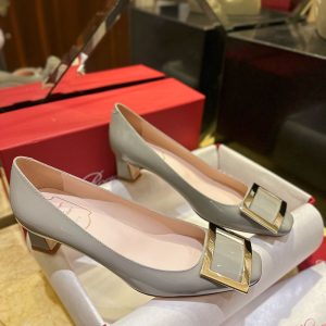 [TJ공장]로저 비비에 트럼펫 메탈 버클 펌프스4.5cm