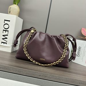 로에베 램스킨 플라멩코 펄스백 012403