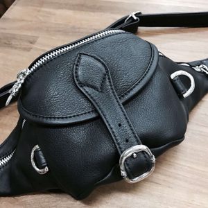 크롬하츠 힙색 대거 웨이스트 백 블랙