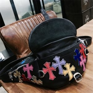 크롬하츠 힙색 대거 웨이스트 백 멀티 크로스 패치