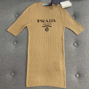 [TJ공장]프라다 로고 실크 크루넥 스웨터 (터보)