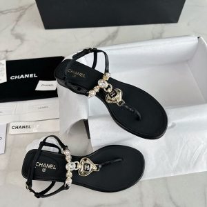 [TJ공장]샤넬 23s 하트 진주 쪼리 샌들