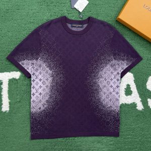 【잔디집】루이비통 모노그램 자카드 쇼트 슬리브드 크루넥 （레어）