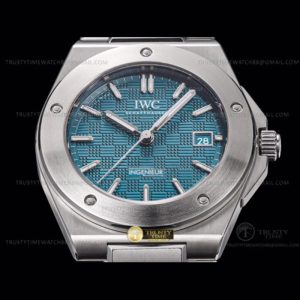 GH공장 IWC 인제니어 아쿠아다이얼 브레이슬릿 IWC0555D - Ingenieur Auto SS_SS A-Grn GHF MY9015 그린 블루