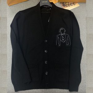 [TJ공장] 루이비통 메리노 울 자수 가디건 1AFAON (터보)