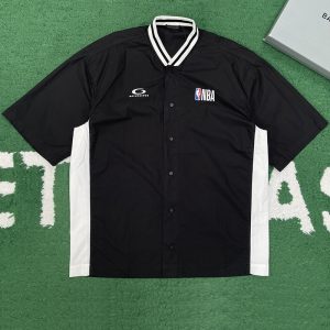 【잔디집】발렌시아가 x NBA 루프 스포츠 아이콘 숏슬리브 셔츠（레어）