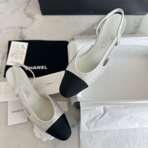 【터보】샤넬 스트라스 투톤 슬링백 (TJ공장)