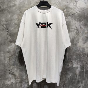 [ONE공장]베트멍 Y2K 반팔 티셔츠 화이트