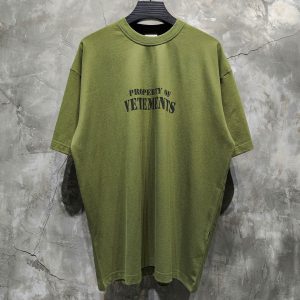 [ONE공장]베트멍 PROPERTY OF 반팔 그린 티셔츠