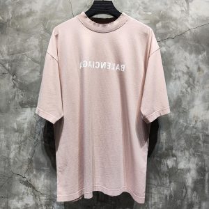 [ONE공장]발렌시아가 미러 오버핏 반팔 티셔츠